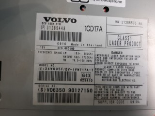Магнитола, ориг. номер 31285448, 36050925, Volvo C30 2009-2013