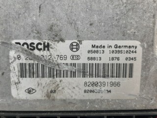 Блок управления двигателем, ориг. номер 8200391966, 0281012769, Renault Scenic 2003-2006
