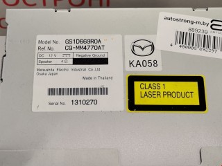Магнитола, ориг. номер GS1D669R0C, GS1D669R0A, Mazda 6 2007-2010