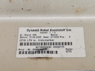 Накладка на порог, ориг. номер A2196980154, A2196980254, Mercedes CLS W219 2004-2008