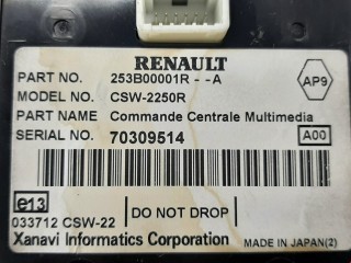 Блок кнопок, ориг. номер 253B08810R, 253B0001R, Renault Scenic 2006-2009