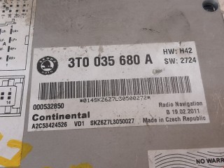 Магнитола, ориг. номер 3T0035680A, A2C53424526, Skoda Superb 2008-2013