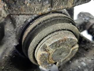 Суппорт задний правый, ориг. номер A0004232481, Mercedes B W246 2011-2014