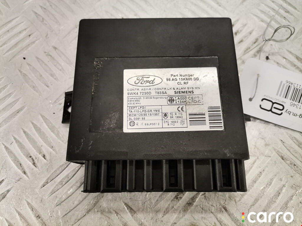 98AG15K600DB, 5WK47230D Блок комфорта Ford Focus 2000г. - фото №1