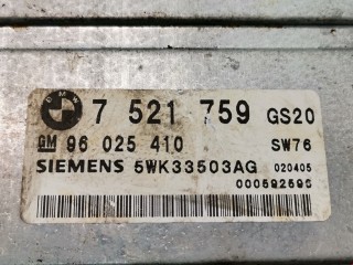 Блок управления АКПП, ориг. номер 24607521759, 5WK33503AG, BMW 5 E39 2000-2004