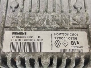 Блок управления двигателем, ориг. номер 7700110708, S105280002, Renault Scenic 1996-1999