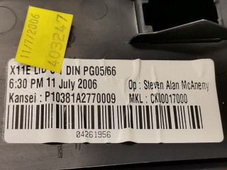 Дефлектор обдува салона, ориг. номер 682619U00B, 10381A277, Nissan Note 2005-2008