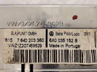Магнитола, ориг. номер 6X0035152B, Volkswagen Polo 2001-2005