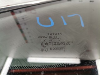 Стекло кузовное боковое правое, ориг. номер 627100T011, Toyota Venza 2012-2017