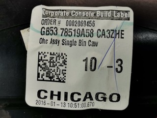 Фонарь салона (плафон), ориг. номер GB5Z78519A70CB, GB5378519A58CA3ZHE, Ford Explorer 2015-2018