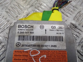 Блок AirBag, ориг. номер 0285001881, A2038700026, Mercedes C W203 2004-2008