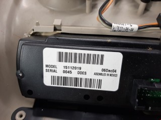 Блок управления печки/климат-контроля, ориг. номер 15112019, 15090145, Chevrolet Tahoe 1999-2006