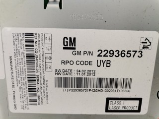 Магнитола, ориг. номер 22936573, Chevrolet Cruze 2012-2016
