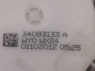 Ремень безопасности задний правый, ориг. номер 72117243753, 34093133A, BMW 5 F10/F11/GT F07 2009-2013