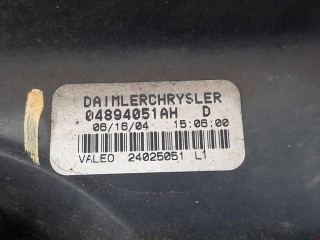 Дождевик, ориг. номер 05020258AA, Chrysler Grand Voyager 2000-2004