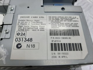 Дисплей, ориг. номер 8X2310E889AD, Jaguar XF 2007-2011