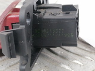 Кнопка аварийной сигнализации, ориг. номер 6554J7, 9642219577, Peugeot 307 2001-2005
