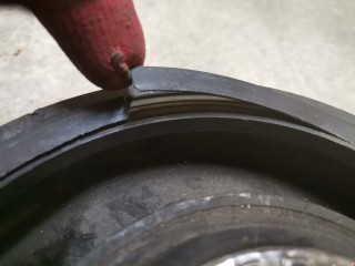 Шкив коленвала, ориг. номер 059105251M, 059105251AC, Audi A4 1999-2001