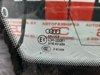 Стекло кузовное боковое левое, ориг. номер 4F9845299K, Audi A6 2001-2005