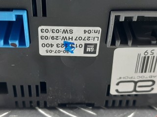 Блок управления печки/климат-контроля, ориг. номер 13123400, 013123400, Opel Corsa 2003-2006