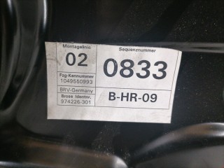 Стеклоподъемник электрический задний правый, ориг. номер 3AA839756, 3AF839462C, Volkswagen Passat 2011-2015