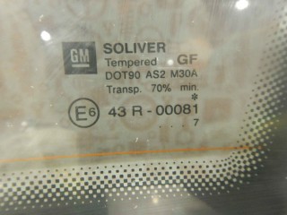 Стекло кузовное боковое правое, ориг. номер 24469813, Opel Vectra 2005-2008