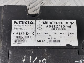 Блок управления телефоном, ориг. номер A2038207026, Mercedes S W220 1998-2002