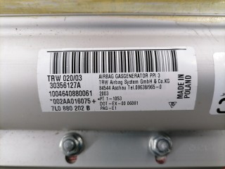 Подушка безопасности пассажира, ориг. номер 7L0880202B, 95580307102, Porsche Cayenne 2002-2007