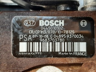 ТНВД, ориг. номер 0445010102, 9683703780, Peugeot 308 2007-2011