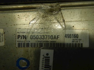 Блок управления двигателем, ориг. номер P05033700AF, 0281014265, Chrysler Sebring 2006-2010