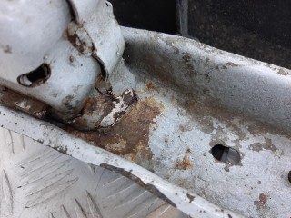 Усилитель бампера заднего, ориг. номер 9808616680, Peugeot 2008 2013-2016