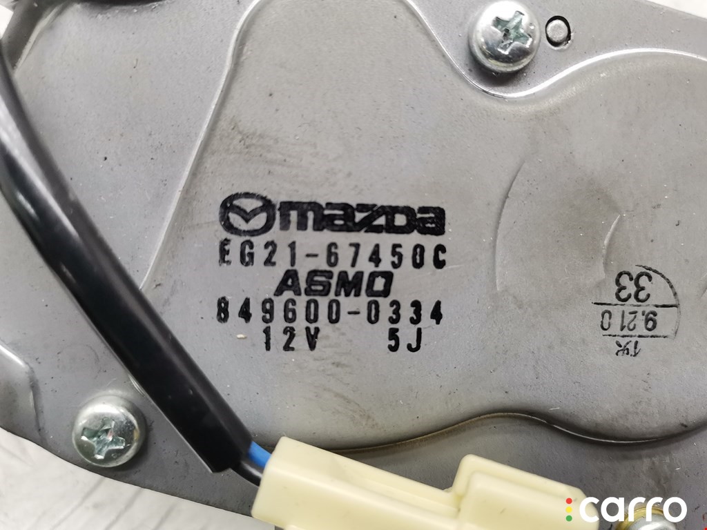 Моторчик заднего стеклоочистителя (дворника) Mazda CX7 2006-2009, внедорожник 5 дв., левый руль, 8496000334, фото 3