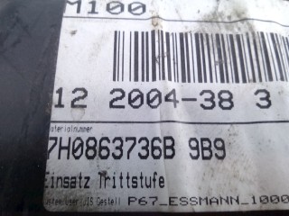 Накладка на порог, ориг. номер 7H0863736B, Volkswagen Transporter 2002-2009