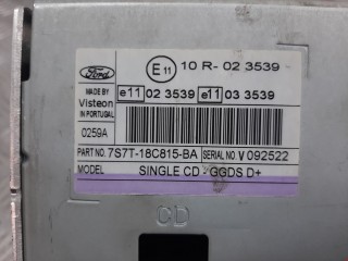 Магнитола, ориг. номер 1818660, 7S7T18C815BA, Ford Mondeo 2006-2010