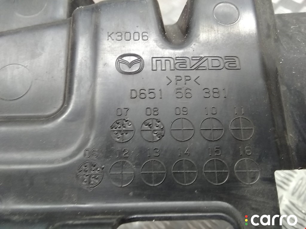 Накладка панели крепления облицовки (телевизора) Mazda 2 2007-2010, хетчбэк 5 дв., D65156381, фото 3