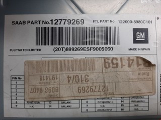 Магнитола, ориг. номер 12779269, 1220008980C101, Saab 9-3 2002-2007