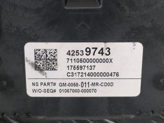 Щиток приборов (приборная панель), ориг. номер 42539743, Buick Encore 2016-2022