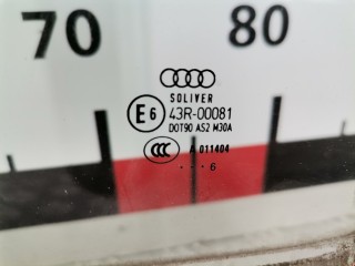 Стекло двери задней правой, ориг. номер 4F9845206, Audi A6 2004-2008