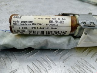 Подушка безопасности боковая (шторка), ориг. номер 24451354, Opel Astra 1998-2009