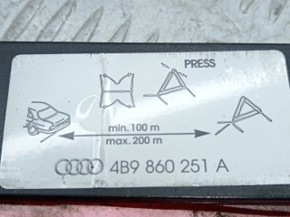 Знак аварийной остановки, ориг. номер 4B9860251A, Audi A6 2001-2005