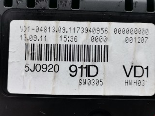 Щиток приборов (приборная панель), ориг. номер 5J0920911D, A2C53357612, Skoda Fabia 2010-2014