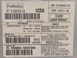 Магнитола, ориг. номер 36050929, 31285798, Volvo S80 2006-2010