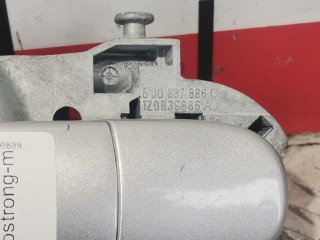 Ручка наружная передняя левая, ориг. номер 5N0839885H, Skoda Fabia 2004-2007
