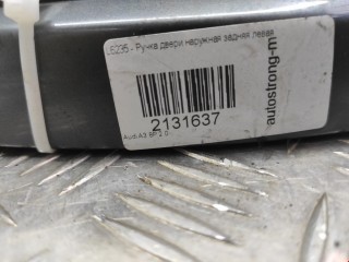 Ручка наружная задняя левая, ориг. номер 8E0839207, Audi A3 2003-2005
