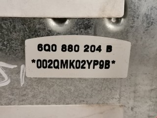 Подушка безопасности пассажира, ориг. номер 6Q0880204B, 6Q0880204G, Skoda Fabia 1999-2004