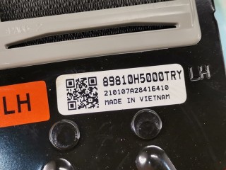 Ремень безопасности задний левый, ориг. номер 89810H5000TRY, 89810H5000, Hyundai Solaris 2020-2022