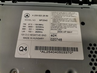 Магнитола, ориг. номер A2098202689, Mercedes CLK W209 2002-2005