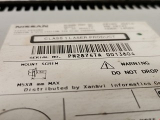 Магнитола, ориг. номер 28185JG41A, Nissan X-Trail 2004-2007
