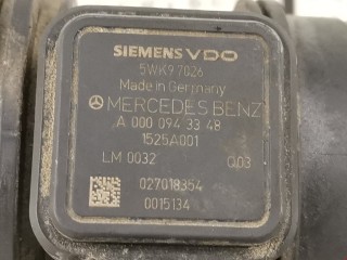 Расходомер воздуха, ориг. номер A0000943348, 5WK97026, Mercedes A W169 2004-2008
