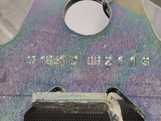 Ремень безопасности задний левый, ориг. номер 4L0857805J, 4L0857805H, Audi Q7 2005-2009